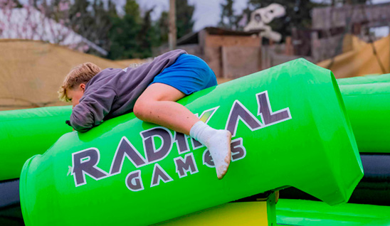 Inflables Wipeout | Humor amarillo